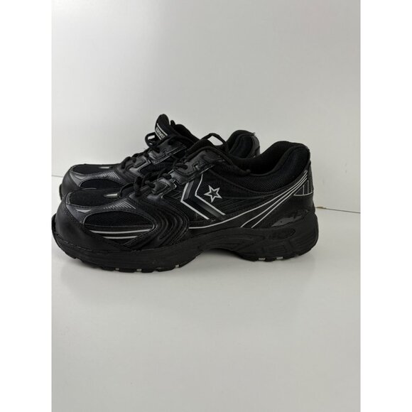 Converse Mens Steel Toe Shoes Size 10W Black  ASTM - Picture 7 of 8